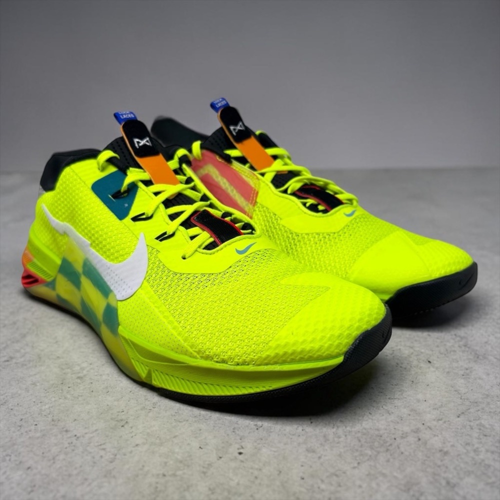 Nike Metcon 7 Training Shoes Mens 14 Volt Yellow Black DH3382-703 React Gym